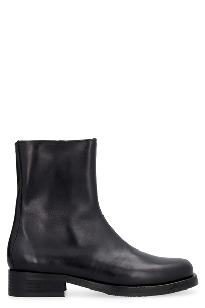 Camion Leather Ankle Boots