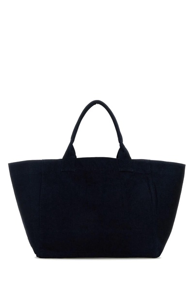 Midnight Blue Denim Shopping Bag