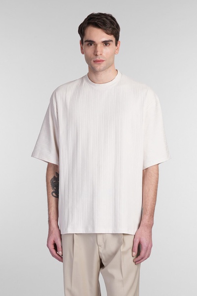 Vant T-shirt In Beige Cotton