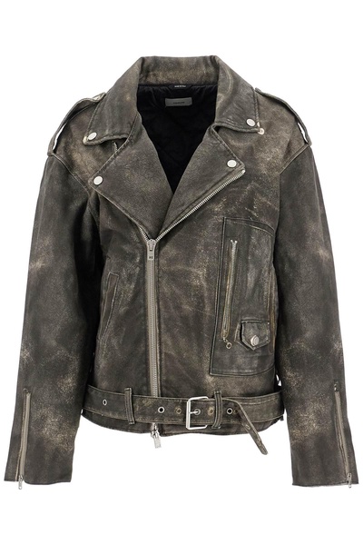 Lee's Faux Leather Biker Jacket With