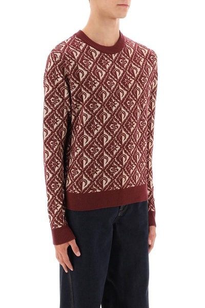 Moon Diamant Jacquard Knit Sweater