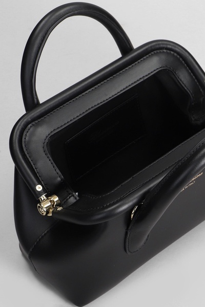 Shoulder Bag In Black Leather