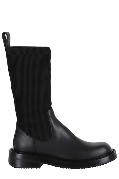 Alexander Wang Logo Plaque Detroit Sock Boots