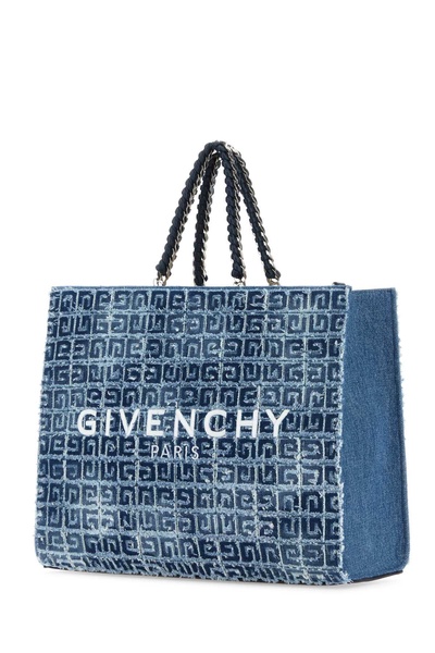 Two-tone denim medium G-Tote handbag