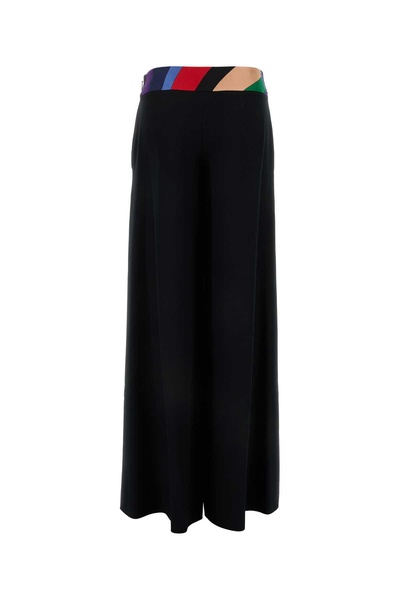 Black Jersey Palazzo Pant