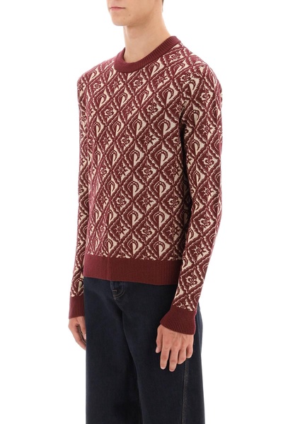 Moon Diamant Jacquard Knit Sweater