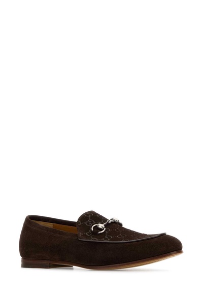 Gucci Man Brown Suede Loafers