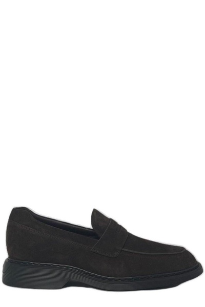 Hogan Mocassino Almond-Toe Loafers