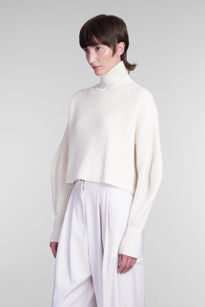 Knitwear In Beige Wool