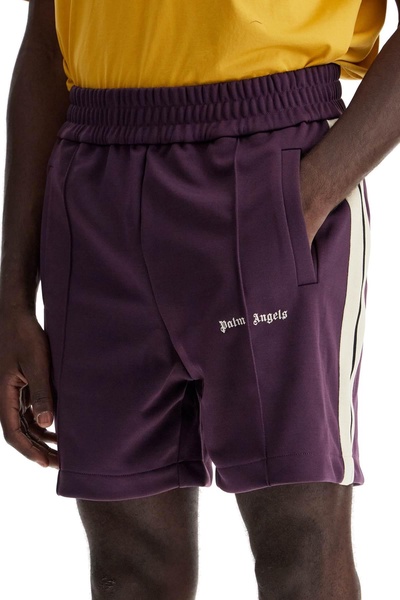 Palm Angels "Contrast Band Track Bermuda Shorts With Men