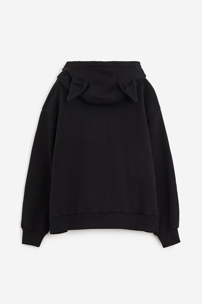 Label Ears Hoody Sweatshirt