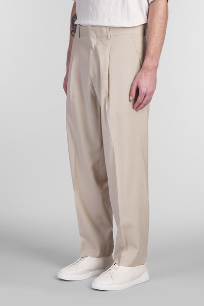 Vincent Pants In Beige Wool