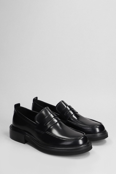 Loafers In Black Leather