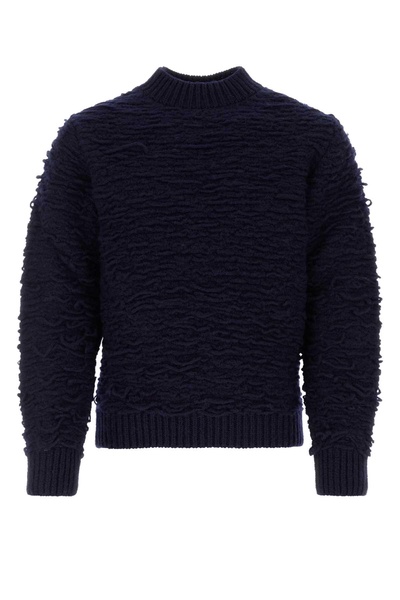 Navy Blue Wool Sweater