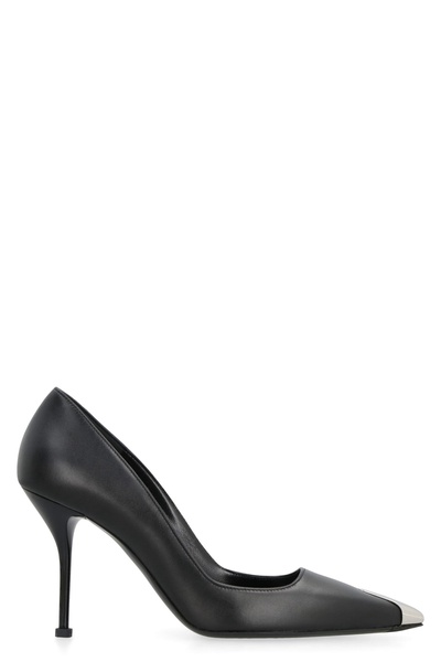 ALEXANDER MCQUEEN Stylish Black Leather Pumps for Women