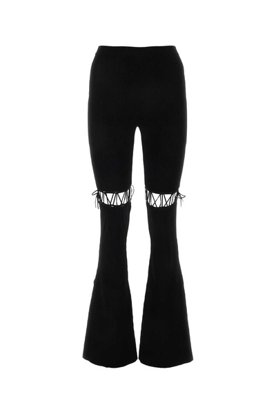 Black Viscose Stretch Pant