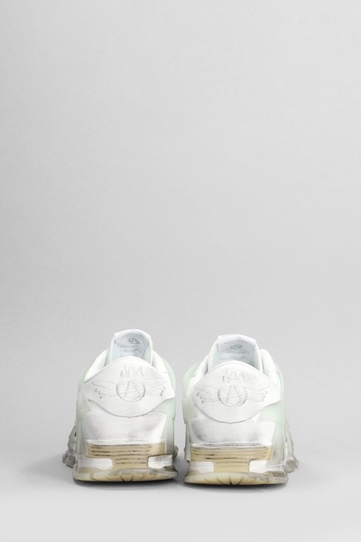 Tank Sneakers In White Leather