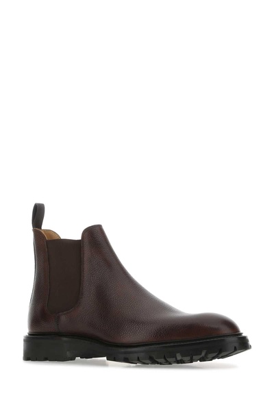 Brown Leather Chelsea 11 Ankle Boots