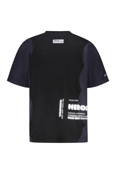 Heron Preston X Cat Printed Cotton T-shirt