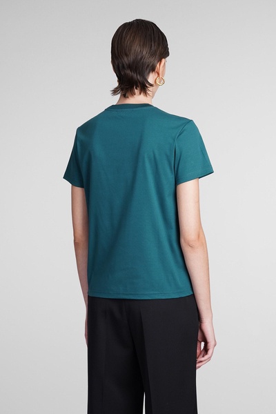 T-shirt In Green Cotton