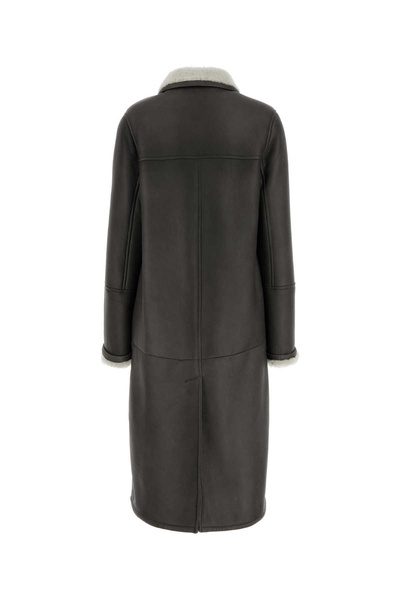 Prada Long-Sleeved Button-Up Long Coat