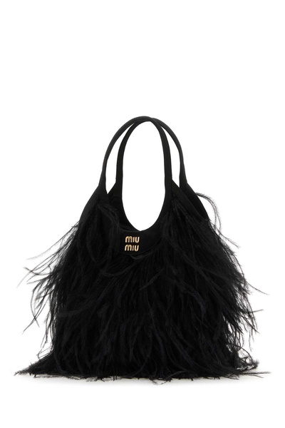 Miu Miu Logo-Lettering Tote Bag