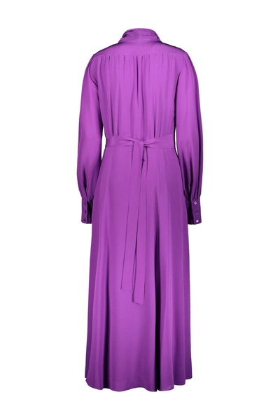 Long Dress In Crepe De Chine