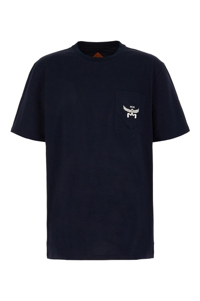 Navy Blue Cotton T-shirt