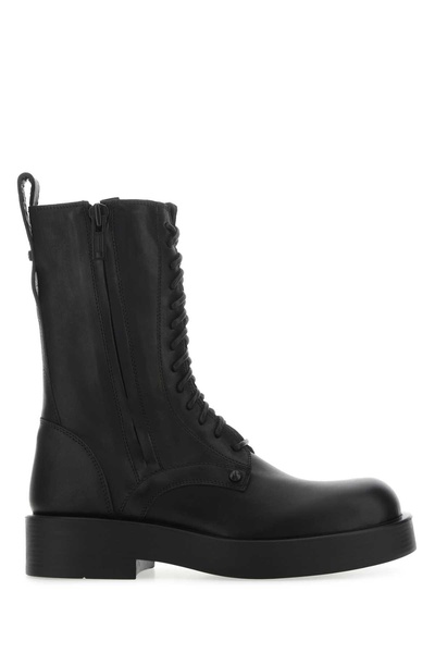 Ann Demeulemeester Woman Black Leather Maxim Ankle Boots