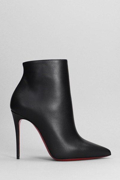 So Kate Booty High Heels Ankle Boots In Black Leather