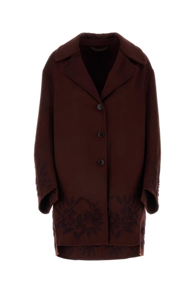 Burgundy Wool Coat