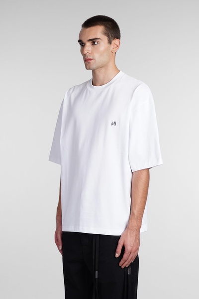 T-shirt In White Cotton