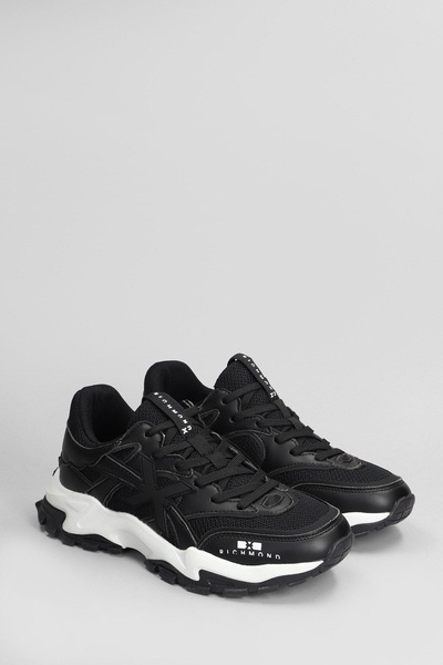 Sneakers In Black Synthetic Fibers