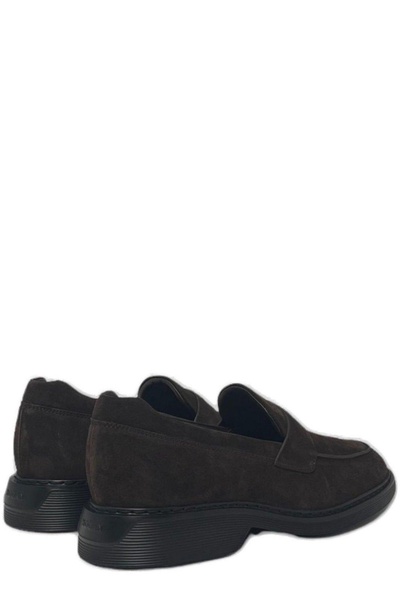 Hogan Mocassino Almond-Toe Loafers