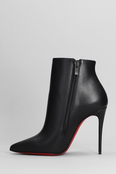 So Kate Booty High Heels Ankle Boots In Black Leather