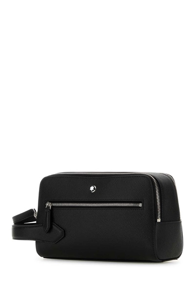 Black Leather Beauty Case