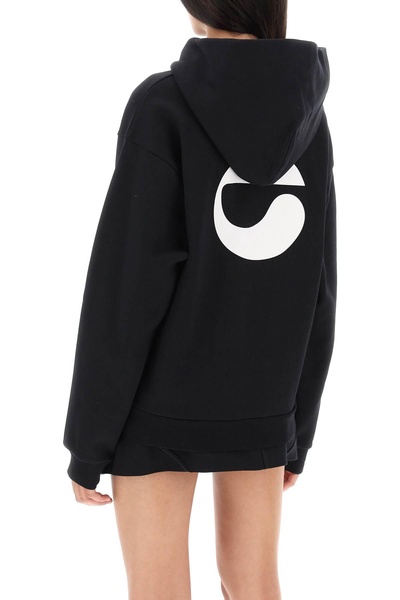 Logo Print Hoodie Fleece