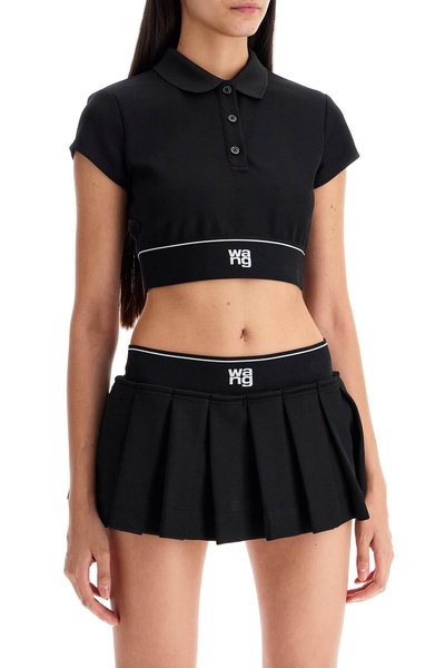 Alexander Wang Cheerleader Crop Top Polo