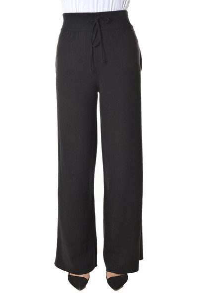 Alberta Ferretti Ribbed Hem Drawstring Pants