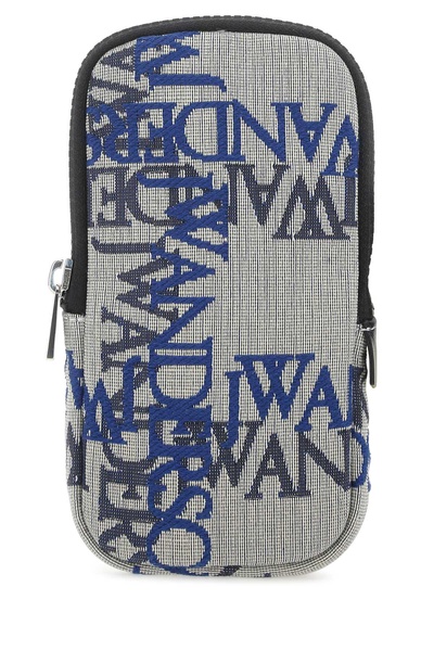 Jw Anderson Woman Embroidered Fabric Phone Case