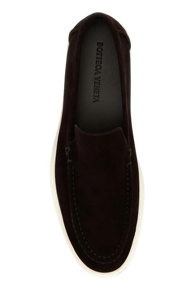 Dark Brown Suede Astaire Loafers