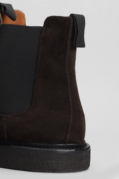 Ankle Boots In Brown Suede