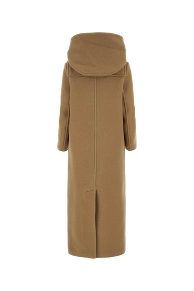 Prada Hooded Long-Sleeved Coat