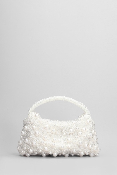 Ellerie Pearl Hand Bag In White Resin