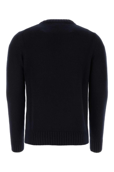 Prada Man Midnight Blue Wool Blend Sweater