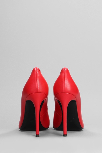 Pumps In Red Leather