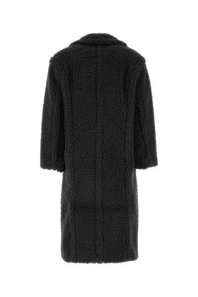 Charcoal Teddy Gertrude Coat