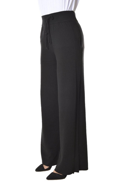 Alberta Ferretti Ribbed Hem Drawstring Pants