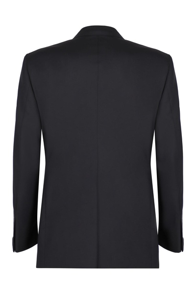 TOM FORD Elegant Two-Piece Stretch Wool Suit with Satin Accents