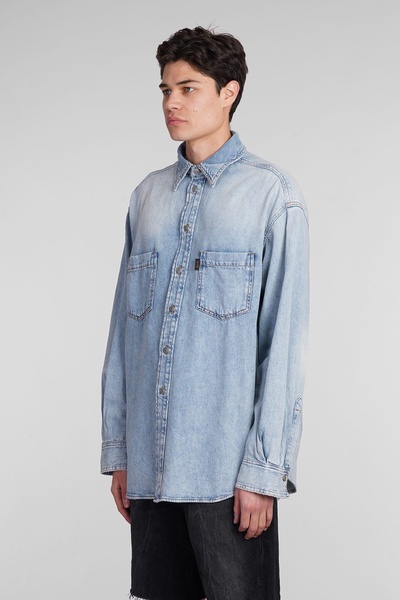 Oscar Denim Jackets In Blue Cotton